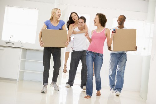 Man with van removal service for Kensington home and flat moves