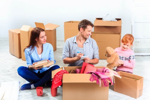 Man and van removals service in Kensington with local moving support