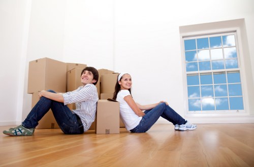 Commercial removals support for businesses in Kensington