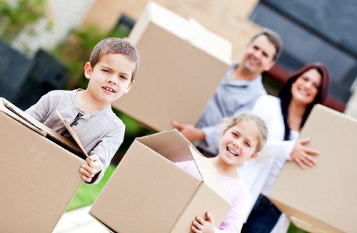Professional moving van service for Kensington flats and offices