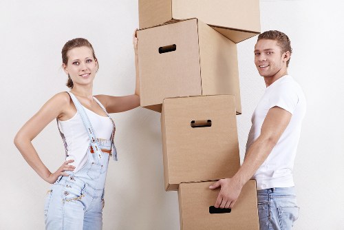 Man with van Kensington service representing reliable local relocation assistance