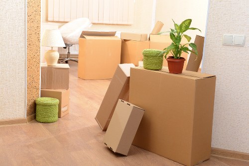 Local removals team managing a move in Kensington